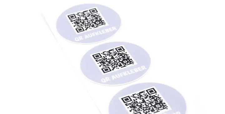 Avancerad design för klistermärken med QR-kod