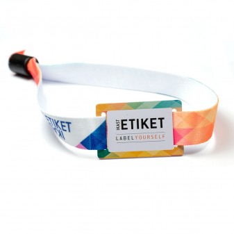 Digitalt tryckta RFID-armband med spänne i plast