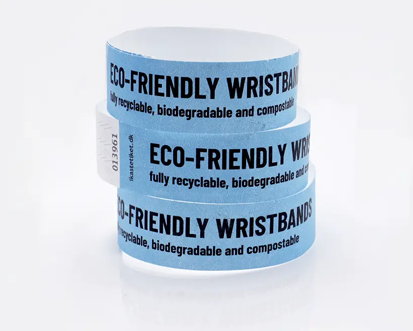 Armband av nedbrytbart papper