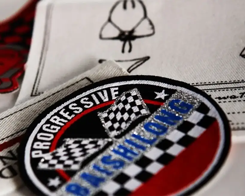Broderad badge