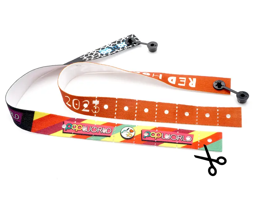 festivalarmband med klicklåsning