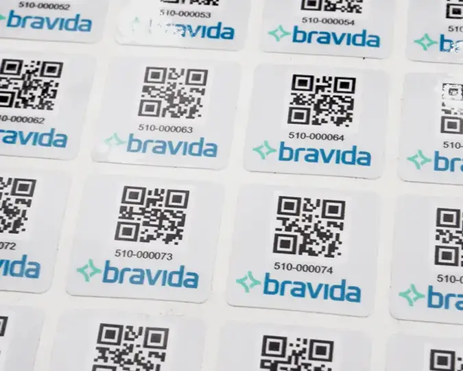 Variabelt tryck etiketter