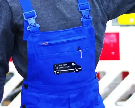 Arbetskläder med anpassat tryck