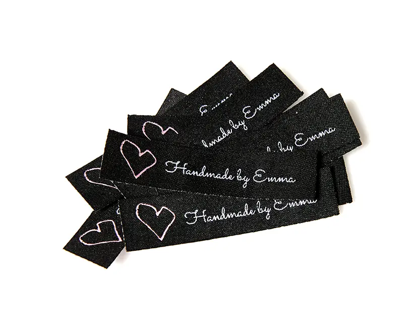 Labels utan vikning / heatcut