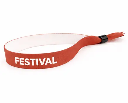 Roströda festivalarmband