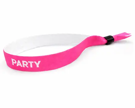 Neonrosa festivalarmband