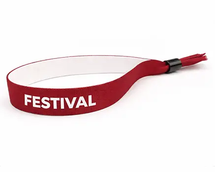 Rödbruna festivalarmband