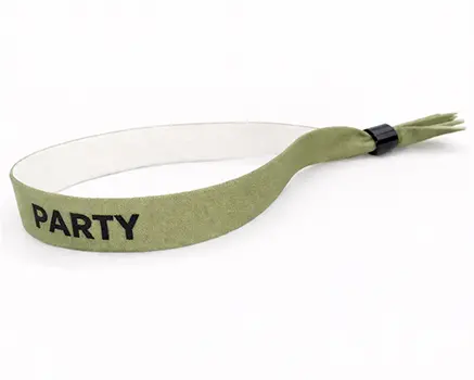Festivalarmband i dammgrön