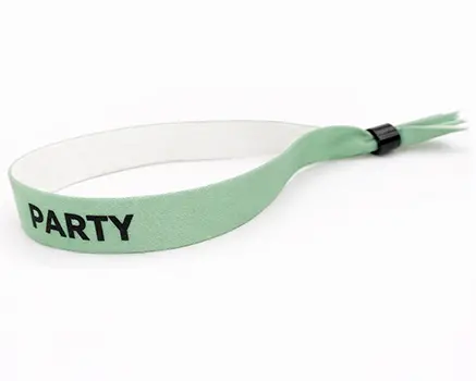 Ljusgröna festivalarmband