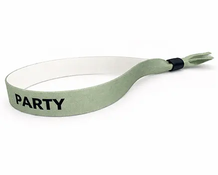 Salviagröna festivalarmband