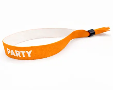 Persikoorange festivalarmband