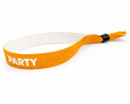 Orange festivalarmband