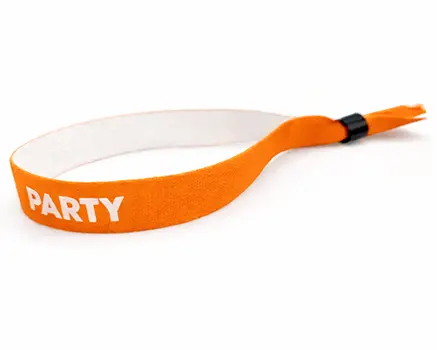 Neonorange festivalarmband