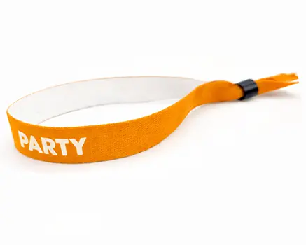 Aprikosorange festivalarmband