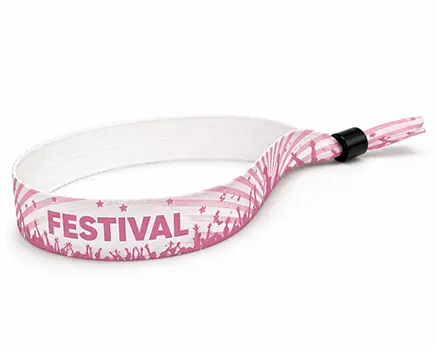 Rosa partyfestivalarmband