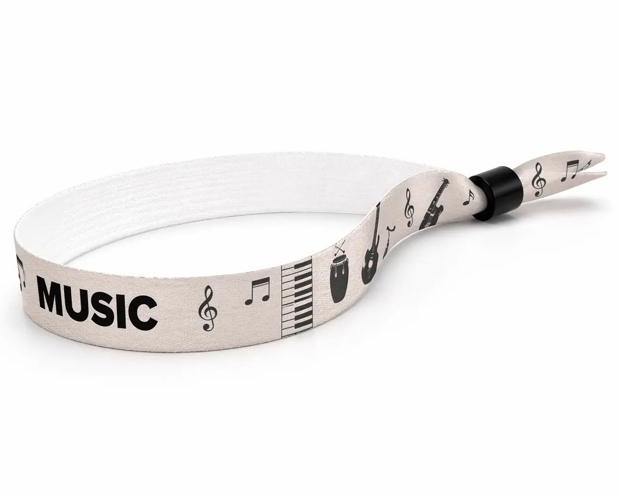 Festivalarmband för musikfestival i sandfärg