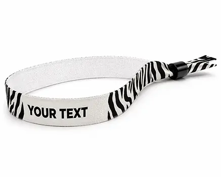 Zebra festivalarmband