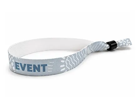 Gråmönstrat festivalarmband