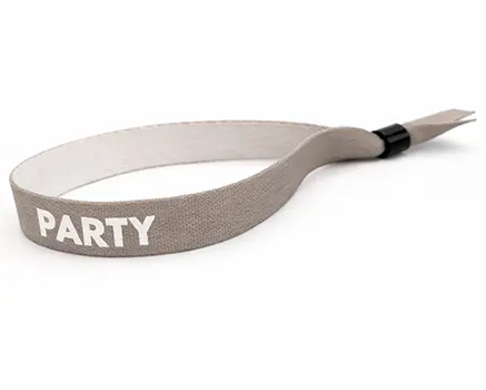 Grå festivalarmband