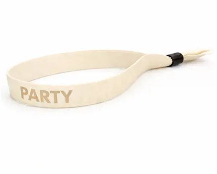 Ljusgula festivalarmband